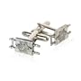Jewish Torah Hebrew Silver Pewter Cufflinks with Gift Box