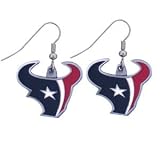 Houston Texans Dangle Earrings - NFL Football Fan Shop Sports Team Merchandise