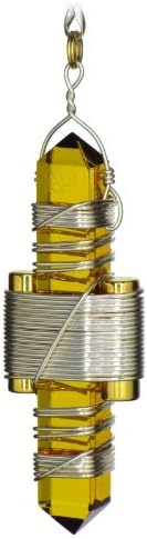 2.5" Buddha Maitreya the Christ Etheric Weaver® in Silver Wire - Quartz Crystal Vibrational Healing Tool