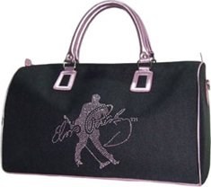Elvis Presley Signature Product Elvis Nail Head Weekender Duffle Duffels