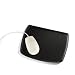 Mouse Pad in Black Leather: Synthetic