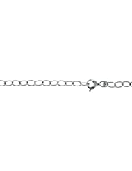 CleverEves 14Kt White Gold Solid Oval 6.5mm Bracelet