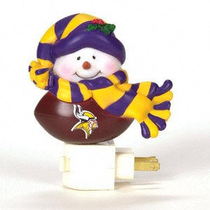 Minnesota Vikings Nfl Snowman Night Light (5)