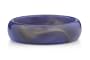 Blue Dyed Agate Bangle Bracelet