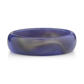 Blue Dyed Agate Bangle Bracelet by Amazon.com Collection