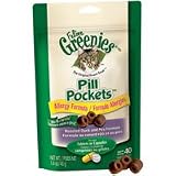 Greenies Pill Pockets Feline Roasted Duck and Pea Allergy Formula Cat Treats
