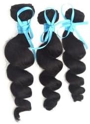 Dream Virgin Hair Brazilian Loose Wave Hair Extentsion Length 12"-30" 100g/pcs 100% Brazilian Weave Human Hair Natural Color (20" 20" 20")