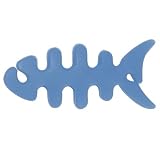 Blauer Fish Bone Halter für Ohrhörer Kopfhörer - Kabelmanager