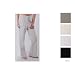 Ladies/Womens Plain Full Length Linen Trousers (UK 14) (Black)