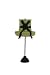 Medium Green Hat Lamp With Shade