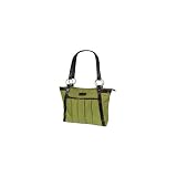 Kailo Chic Women's Pleated Laptop Tote - Green Hexagon