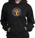 PSYCHEDELIC PEACE Sign Symbol Adult Hoody Hoodie Sweatshirt