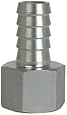 1/2" FPT TO 1/2" BARB - Stainless Steel