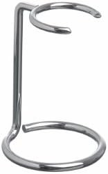KENTShaving Brush Stand, Perfect for Holding the Kent Traditional Shaving Brushes, Chrome