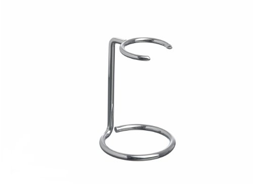 KENTShaving Brush Stand, Perfect for Holding the Kent Traditional Shaving Brushes, Chrome