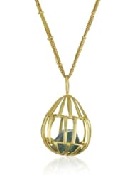 Zariin "Genie In a Bottle" Gesmtone Gold Necklace
