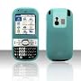 Light Blue/Green SILICON SKIN Cover Case for Sprint Palm Centro 690 - Flexible Soft