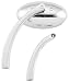CHR OVAL MIRROR w/ CURVED STEM - Biker's Choice -