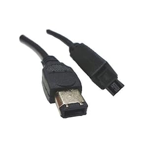 Firewire on Firewire 800 9 Pin To 6 Pin Firewire 400 6 Feet Connects 9 Pin