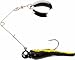 Maurice Sporting Goods BSVP1/4-BYS Beetle Spinner, Black Nickel/Yellow Stripe, 1/4-oz.