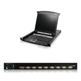 8 port 17 LCD Combo KVM Swtch