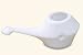 Wai Lana Durable Plastic Neti Pot - White (Without Lid)