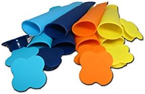 Set of 8 Silicone Ice Pop Maker Molds. Use as Popsicles with your own blended creations or containers for snacks as they fit SO WELL into the lunch boxes.