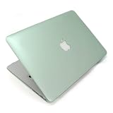 Produkt-Bild: MacBook Air 11" / 11,6 Zoll Notebook Hardcase Hartschalenkoffer Crystal Case Etui Tasche Unibody Transparent Gr&uuml;n, Aussparung f&uuml;r Apple Logo Schutz H&uuml;lle Protector Schutzh&uuml;lle Cover Case Notebookh&uuml;lle Hartschale von der Marke Incutex