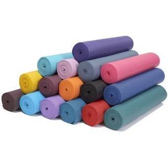 Colorful Yoga Mats (TM) 1/4" Extra-Thick Deluxe Classic Yoga, Pilates & Exercise Mat