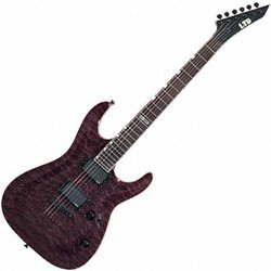 ESP LTD MH400NT Non Tremolo Electric Guitar (See Thru Black)