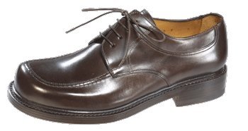 Cover image : Footprints walking-shoes Cardiff from Leather in Dark Brown with a medium insole