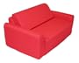 Children's Studio Chair Sleeper  Twin 38", Red