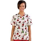 Cherokee HQ Uniforms South Pole Plaid V-Neck and Warm-Up styles