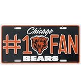 NFL Football Team #1 Fan Decorative Metal License Plate
