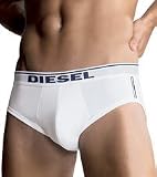 Diesel Conkyl Sporty Cotton Stretch Briefs White
