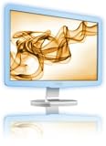 PHILIPS 220X1SW/00 220X1SW 22 inch LCD Monitor 1000:1 250cd/m2 1680 x 1050 5ms DVI (White)