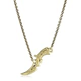 Ettika Gold Dagger Chain Necklace