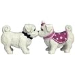 Westland Giftware Mwah Magnetic Maltese Pups Salt and Pepper Shaker Set, 3-Inch