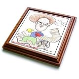 Surreal Art Garfunkle 8x8 Trivet With 6x6 Ceramic Tile Surreal Art Garfunkle 8x8 Trivet With 6x6 Ceramic Tile