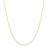 14 Karat Yellow Gold Filled 1-mm Wheat Chain (20 Inch)