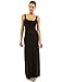 PattyBoutik Women's Scoop Neck A-Line Maxi Dress