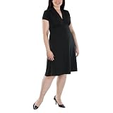 Women's Plus-Size Merona® Ebony Short-Sleeve Knit Dress