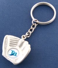 Tampa Bay Devil Rays Glove Keychain