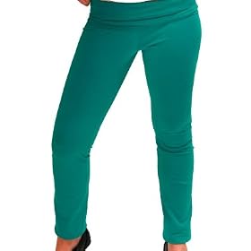 American Apparel Straight Leg Yoga Pant in Cotton Spandex Jersey 8375