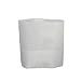 San Jamar H050 Non Woven Fiber Disposable Plain Chef Hat, 8" Height, White (Pack of 50)
