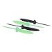 Hubsan X4 H107C RC Quadcopter Spare Parts H107-A36 Rotor Propellers Blades Black and Green (5 Sets)