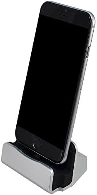 Lilware Universal Micro-USB Desktop Charging and Sync Docking Station. Without Cable. Silver / Black
