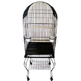 Brand New Parrot Bird Cage Cages Dome W Stand 24x16x53H
