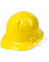 Dazzling Toys Soft Plastic Construction Helmets Hat - 12 Hats Per Order