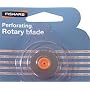 Fiskars Portable Rotary Trimmer 28mm Replacement Blade, Perforating